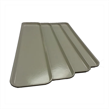 Platter Fiberglass White 8" x 30" x .75"