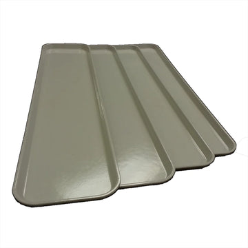 Platter Fiberglass White 10" x 30" x .75"