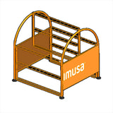 Imusa Mop & Broom Rack -36 Holders strd