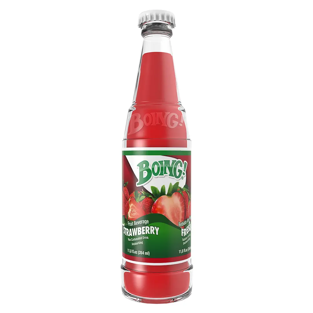 Boing Strawberry Fruit Drink 12 oz
