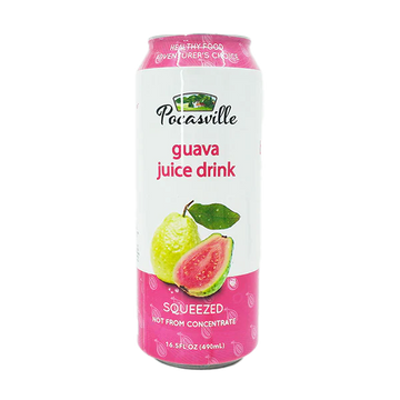 Pocasville Guava Juice Drink (30% Fruit Juice) 16.5 oz