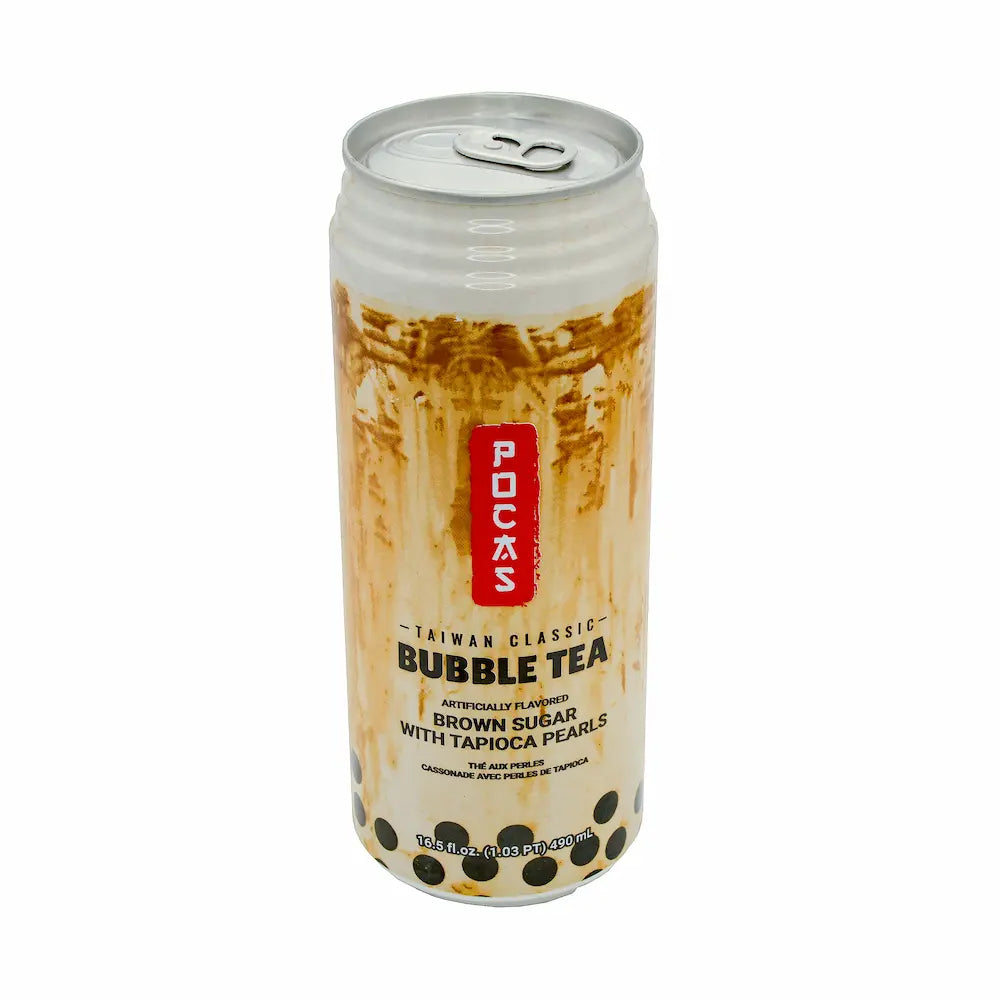 Pocas Bubble Tea Brown Sugar with Tapioca Pearls 16.5 oz