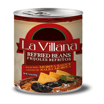 La Villana Refried Beans with Morita Sauce 14.4 oz