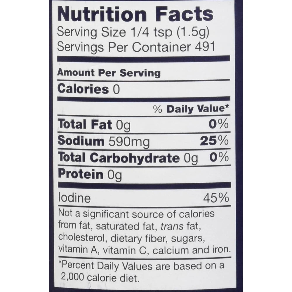 Morton Salt Iodized 26 oz