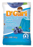 D'Gari Gelatin Blueberry Water 4.2 oz