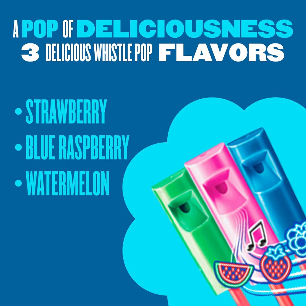 Melody Pops 3 Flavors Hard Candy 30ct