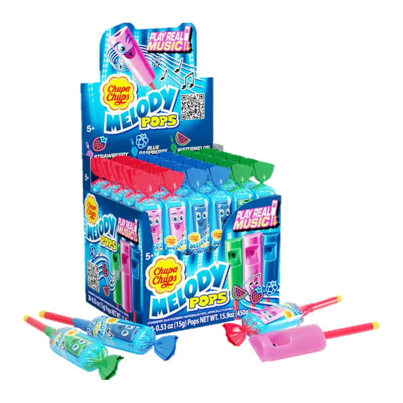 Melody Pops 3 Flavors Hard Candy 30ct