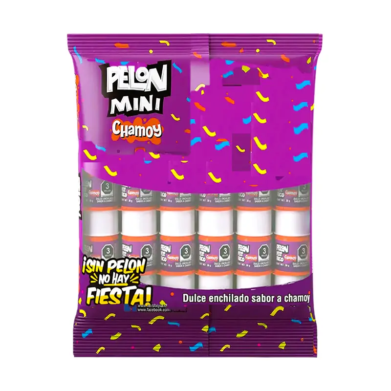 Pelon Mini Chamoy Bolsa 12 ct