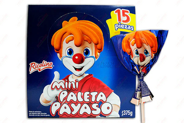 Paleta Payaso Mini (12x15ct) .9 oz