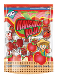 Mara Manzana Roja Rellena Lollipops 40 ct