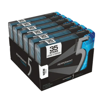 Wrigley 5 Peppermint Gum Cobalt  Mega 35 Stk