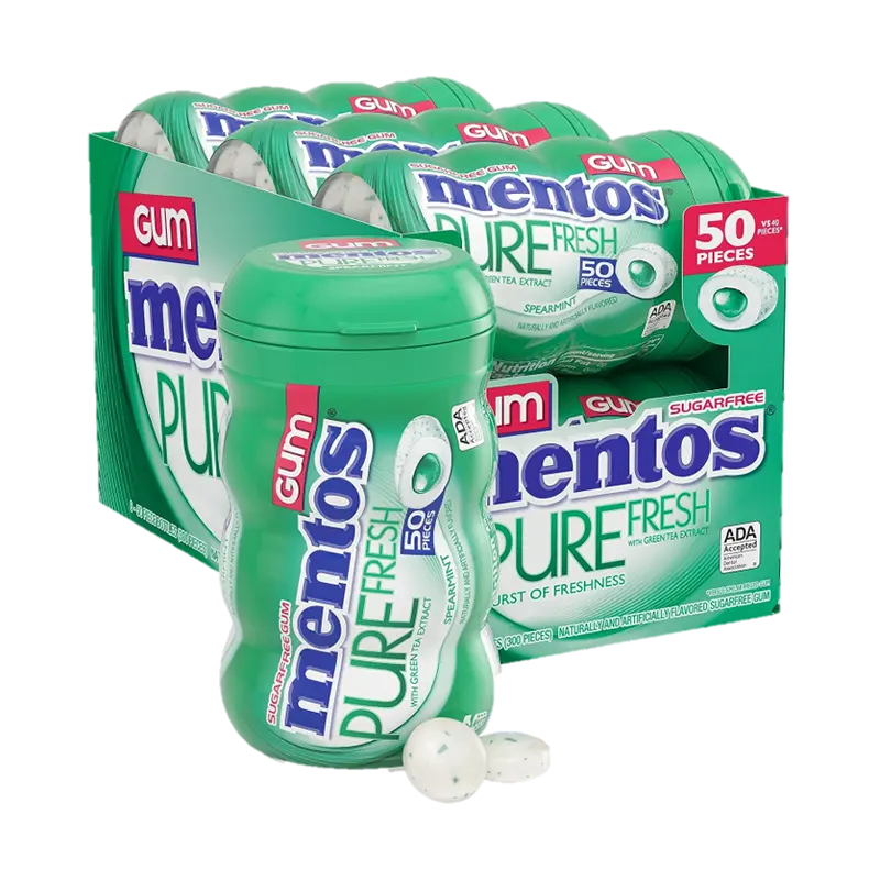Mentos Gum Spearmint 50 pc