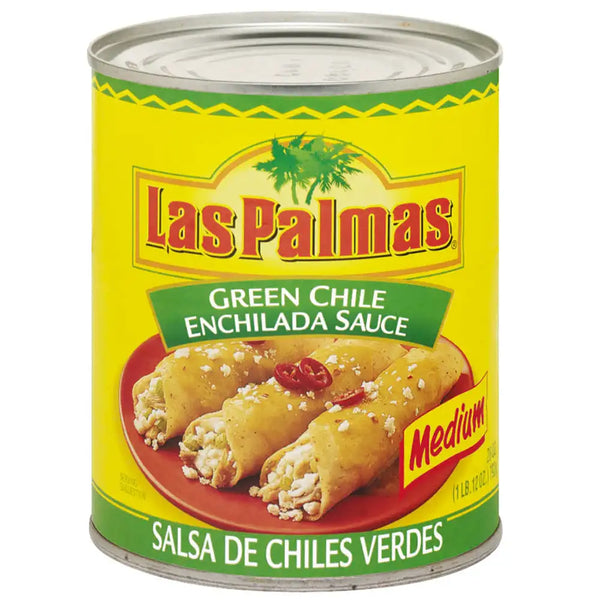 Las Palmas Green Enchiladas Sauce Medium 28 oz Case 12 Units