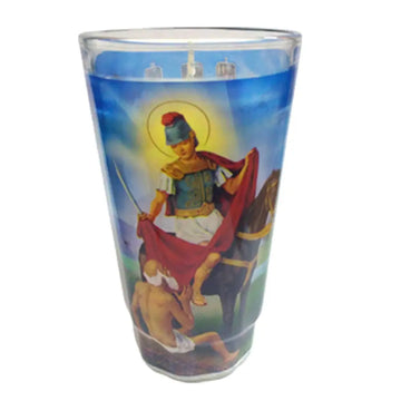 San Martin Caballero White Candle lrg cup
