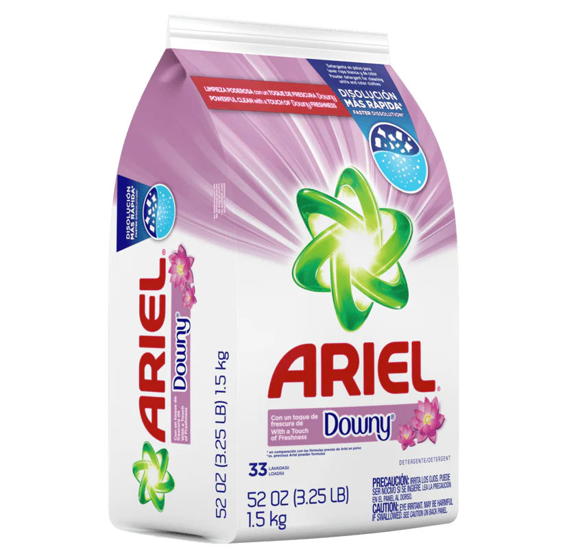 Ariel W/Downy  Powder Laundry Detergent 32 LD 1.5 kg