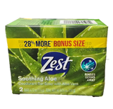 Zest Fresh Aloe Bar Soap 2pk 4.12 oz