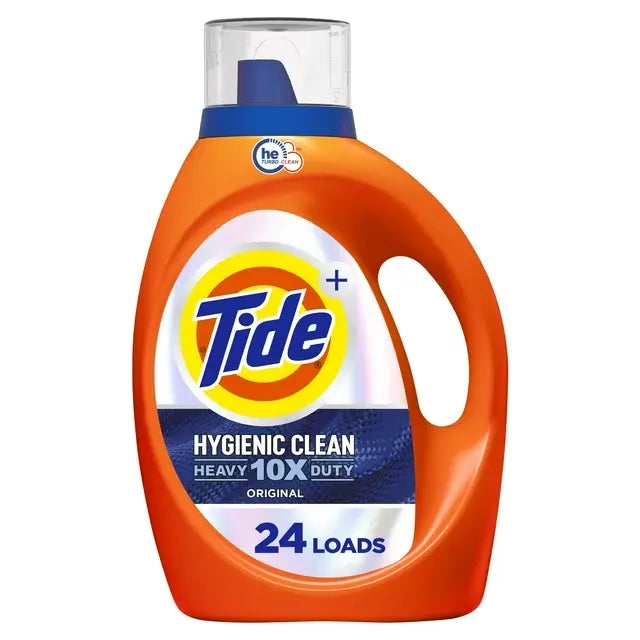 Tide Ultra Hygienic Clean Liquid Detergent, Original 24 Lds 34 oz