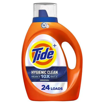 Tide Ultra Hygienic Clean Liquid Detergent, Original 24 Lds 34 oz