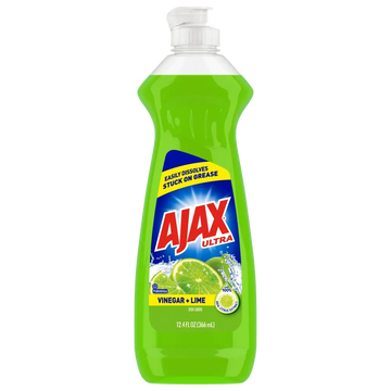 Ajax Dish Wash Liquid Vinegar Plus Lime Green 12.4 oz