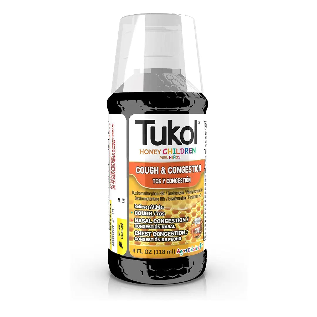 Tukol Syrup Honey Children Cough & Congestion 4 oz