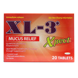 XL-3 Mucus Relief Xpect Wing Display 20 ct