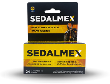 Sedalmex Forte Acetaminophen Dispenser 2 ct