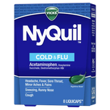 Vicks Nyquil  Cold & Flu Multi-symptom Relief 8 ct