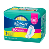Always Ultra Thin Regular W/Wings 22 ct