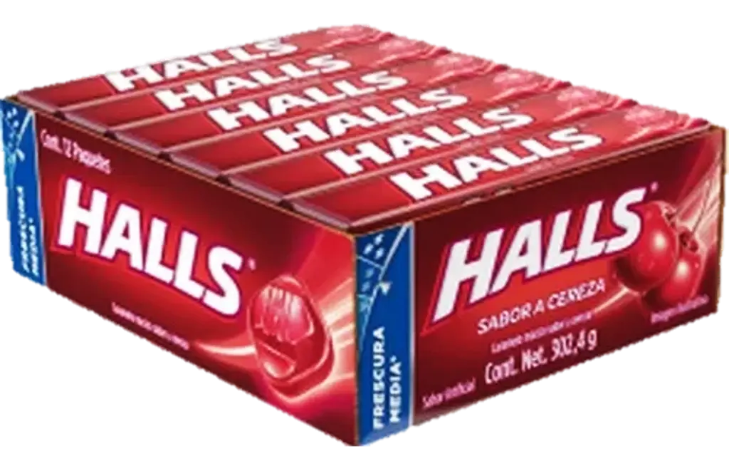 Halls Cherry (Imported) 9 ct