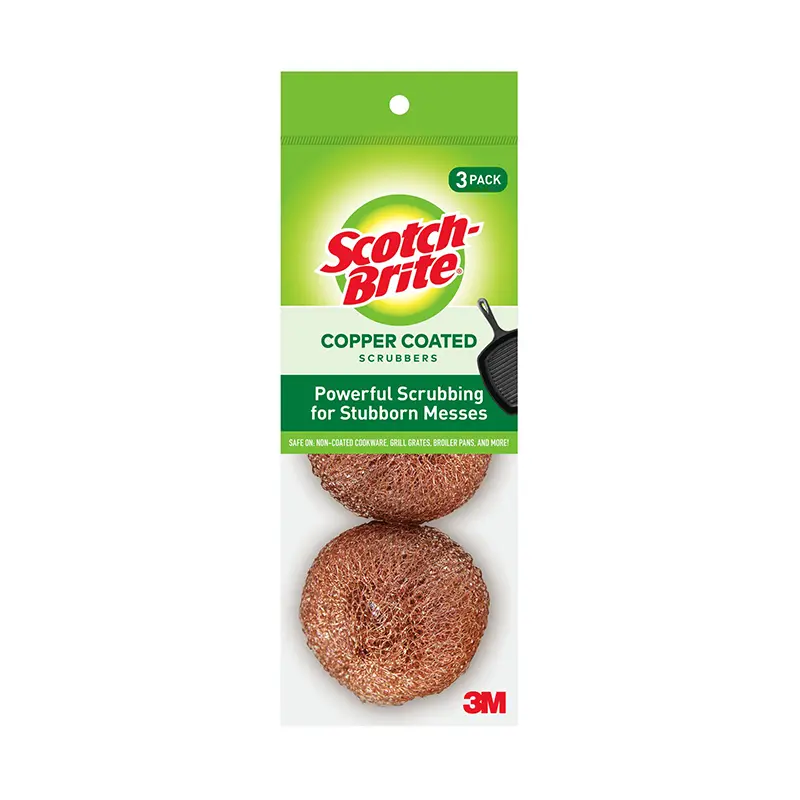 Scotch-Brite Copper Coated Scrubber 3 pk