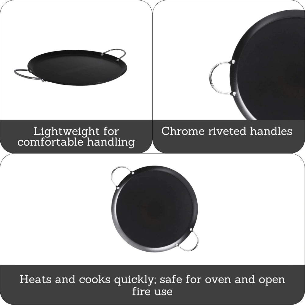 Imusa Round Comal Carbon Steel 9"