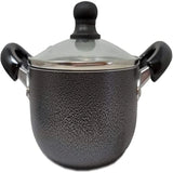 Dutch Oven w/ Glass Lid Heavy Duty Gray 2 qrt