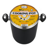 Champs Black Pot NS Speckled Inside w/ Glass Lid 3.1mm 14 qrt