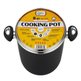 Champs Black Pot NS Speckled Inside w/ Glass Lid 3.1mm 8 qrt