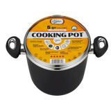 Champs Black Low Pot NS Speckled Inside w/ Glass Lid 3.0mm 4 qrt