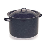 Imusa Steamer Pot Blue Enamel 16 qrt