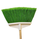 Fan Broom Plastic w/ Wood Handle med