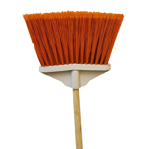 Fan Broom Plastic with Wood Handle Case 20 Units Mexmax