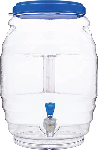 Champs Plastic 3gl Jar W/Spout Blue - Case - 4 Units