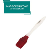 Mirro Basting Brush w/ Red Silicone Bristles 8.5"
