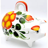 Piggy Bank/ Alcancia Cochinito Asst Colors w/ Handle 11" x 7"