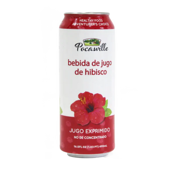 Pocasville Hibiscus/Jamaica Juice Drink (30% Juice) 16.5 oz