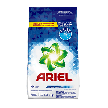 Ariel Laundry Detergent Powder Original  44 LD 70 oz 2 kg