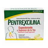 Pentrexcilina Expectorante & Cough Softgel 20 ct