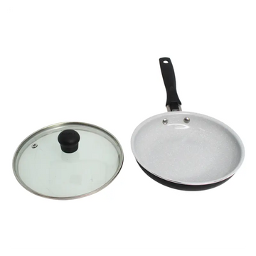 Imusa Mini Egg Pan Speckled Ceramic w/ Glass Lid 1.8mm 6.3"