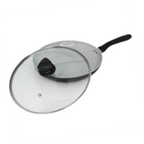 Imusa Fry Pan Ceramic Speckled w/ Glass Lid 2.0mm 7"