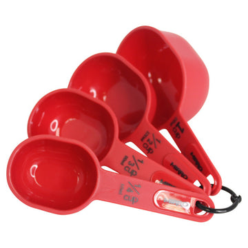 Mirro Measuring Cup Plastic (1/4, 1/3, 1/2, 1 cup) 4 pc