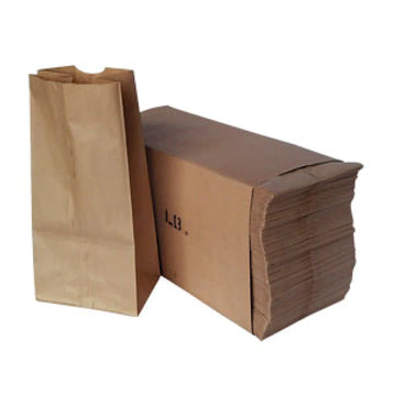 Brown Paper Bag  500 ct Bundle #4  5" x 3.3" x 9.7"