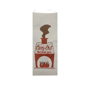 Foil Hot Food Bag 500 ct Quart 5" x 3.25" x 12"