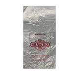 Hot Food Bag #8 Hi-Density Plastic 7" x 4" x 14"